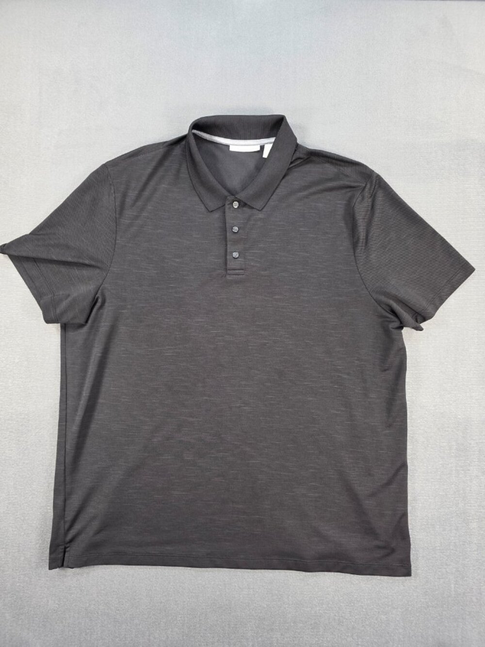 Perry Ellis Portfolio Men's Polo Shirt XXL Gray Short Sleeve